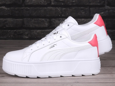 Жіночі спортивні кросівки Puma на платформі, шкіряні, розмір 39
