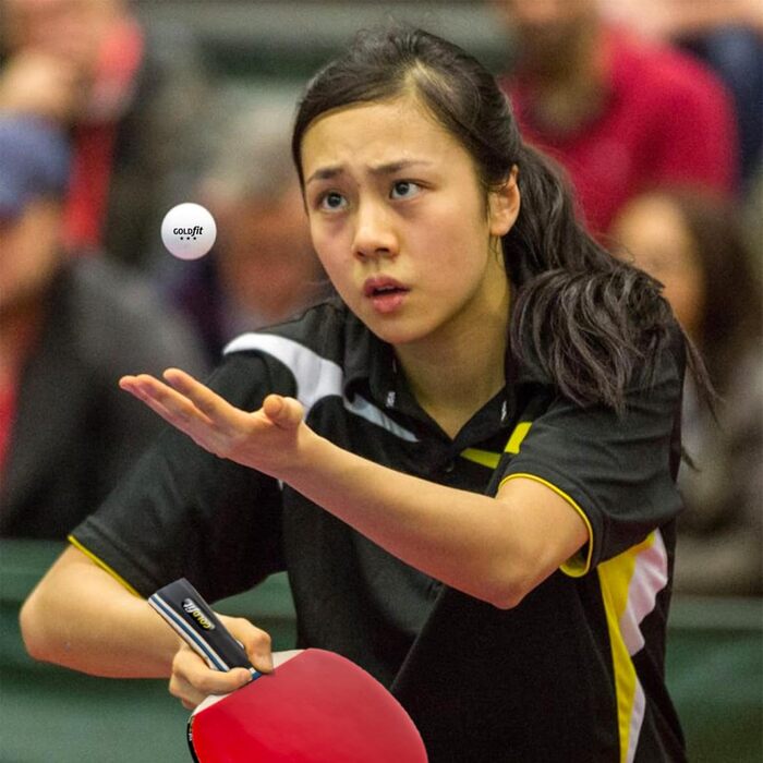 Набір для настільного тенісу 2 шт. Ping Pong для початківців та професіоналів, набір для гри на вулиці з 2 ракетками + 3 м'ячами, ракетки для настільного тенісу для відпочинку та змагань, з чохлом