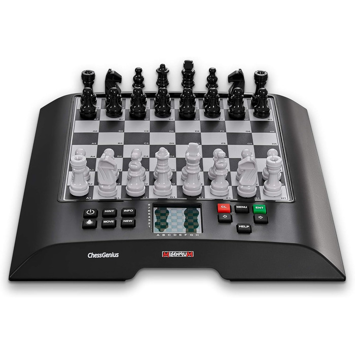 Шаховий комп’ютер MILLENNIUM ChessGenius M810 2024 з підсвіткою, магнітними фігурами, сенсорною дошкою, до 2050 ELO