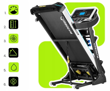 Електрична бігова доріжка Urboggym V660MS (до 140 кг)