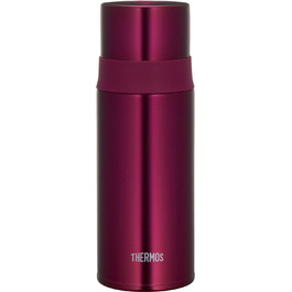 Термос-пляшка Thermos FFM-351 з нержавіючої сталі, 350 мл, вузька, бордова