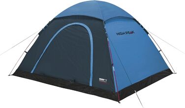 Купол намет High Peak Monodome XL, 4 особи, намет-іглу, для кемпінгу та фестивалів, з тент-ящиком, блакитний/сірий