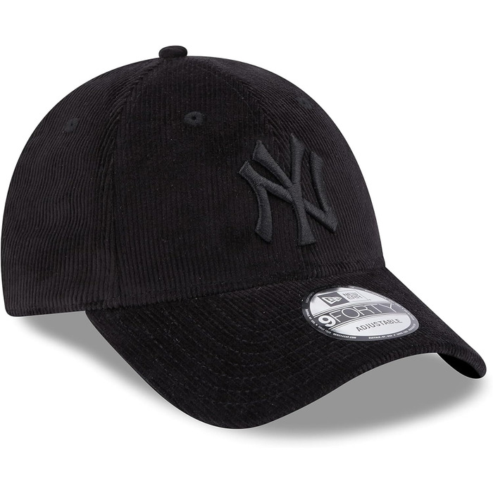 Кепка New Era New York Yankees MLB 9Forty чорного кольору, регульована, чорний (#32037)
