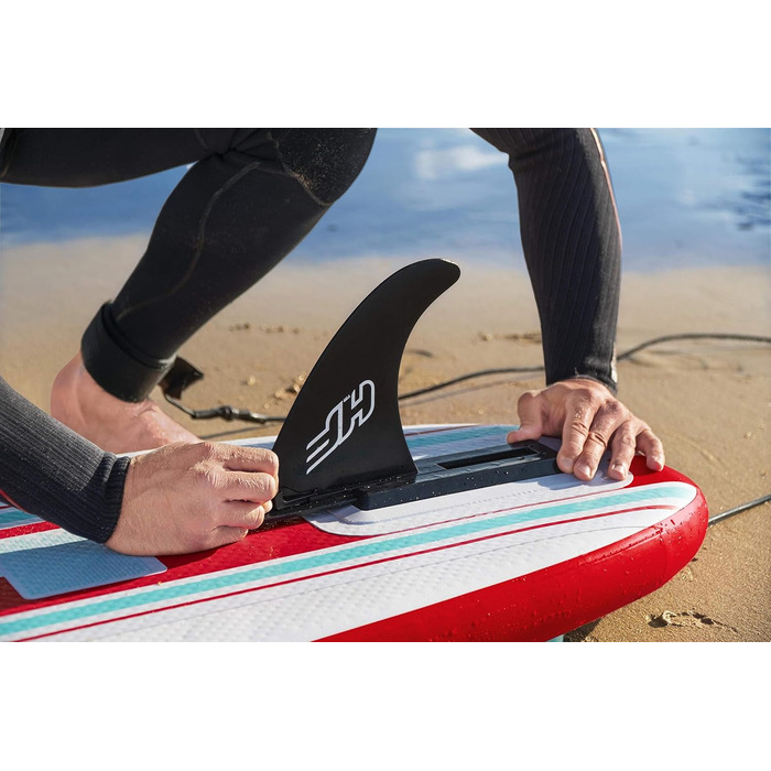 Надувний SUP-борд HYDRO FORCE Compact Surf 8' x 22'' x 3'' для Stand-Up Paddling, Multicolor