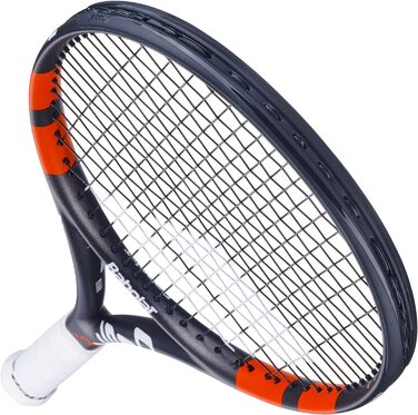 Тенісна ракетка Babolat Boost Strike для дорослих, натягнута, розмір ручки 2, червоно-чорно-біла, 2024
