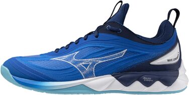 Волейбольне взуття Mizuno для чоловіків (46.5 EU, Mugen Blue White Estate Blue)