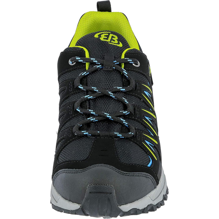 Черевики для хайкінгу Brütting для жінок, 43 EU, чорний, блакитний, лимонний