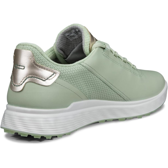 Жіночі гольф-туфлі ECCO S Casual Lace Waterproof White (35.5/36 EU, Matcha Gold Metallic)