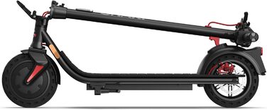 Електросамокат SHARP S3/S4 з допуском до дороги, 25 км запас ходу, поворотники, до 110 кг, IPX4, складаний, LED-дисплей, додаток, USB, чорний