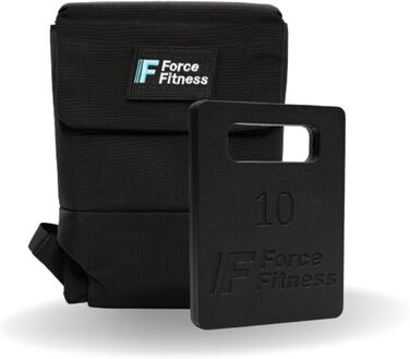 Рюкзак Force Fitness для рукінгу з вантажем 10 кг, плитоноска