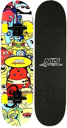 Класичний дерев'яний скейтборд для дітей NILS