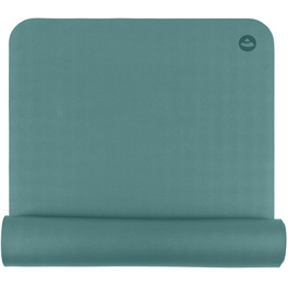 Йога-мат Bodhi ECO PRO 185x60x0,4 см, 100% натуральний каучук, екологічний, преміум, антислізкий, для йоги та пілатесу, блакитний
