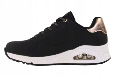 Жіночі кросівки Skechers UNO - SHIMMER 155196-BLK, чорні, 38,5