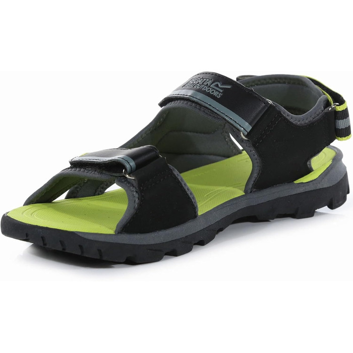 Чоловічі сандалії Regatta Kota Drift, чорний/киві, 42 EU