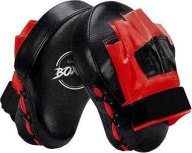 Набір боксерських рукавичок та бинтів Valleycomfy для чоловіків. Захист рук для боксу, кікбоксингу, муай-тай, карате, тхеквондо. Білий (червоний)