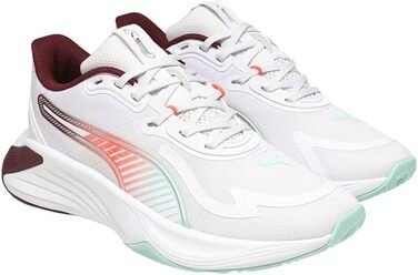 Жіночі кросівки PUMA Hybrid Tr WNS для крос-тренінгу (38 EU, білий, рубіновий, м'ятний, червоний)