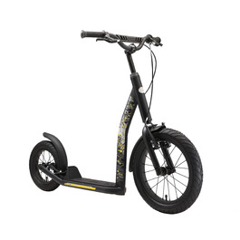 Самокат дитячий STAR SCOOTER City Kick Scooter 16 дюймів, з пневматичними колесами, регульована висота, чорний