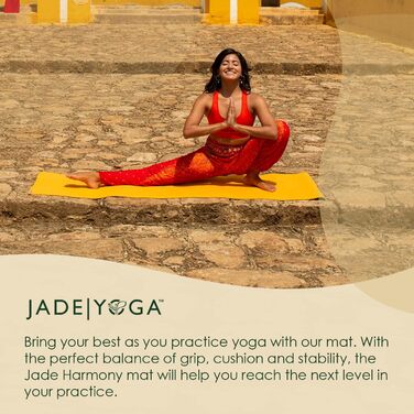 Килимок для йоги Jade Yoga Harmony з антиковзким покриттям