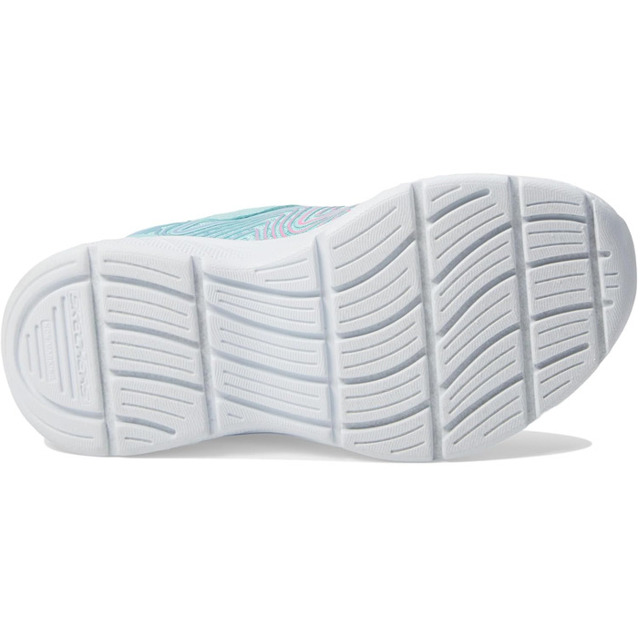 Кросівки Skechers Microspec Bold Delight для дівчаток (31 EU, Аква Роза)