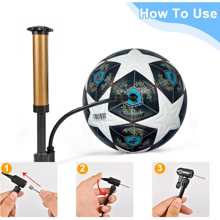 М'яч футбольний розмір 5, подарунок для хлопчика, фаната футболу. Шкіряний футбольний м'яч з насосом.