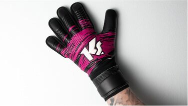 Воротарські рукавички KEEPERsport Varan8 Zone NC Resist без пальців, футбольні рукавички, 3mm Resist Claw з лямкою - Різні розміри