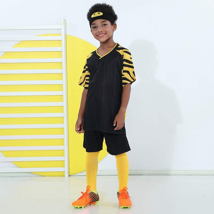 Дитячі футбольні бутси JABASIC для хлопчиків та дівчаток, чорні (35 EU)