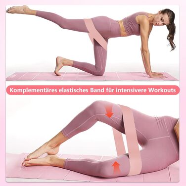 Тренування м'язів тазового дна та стегон для жінок: тренажер, фітнес для дому (рожевий)