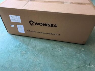 WOWSEA SUP дошка надувна гоночна 426/385 см, з кріпленням для екшн-камери, зелена - для змагань та відпочинку