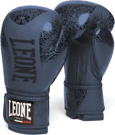 Боксерські рукавички Leone 1947 Maori 12oz сині - професійні для тренувань та спарингів