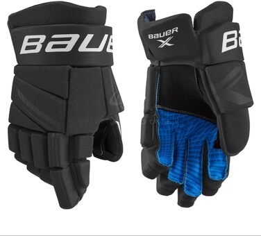 Хокейні рукавички Bauer S21 X Intermediate чорні/білі, розмір 13