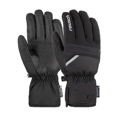 Чоловічі зимові рукавички Reusch Bradley R-tex (чорний/білий, розмір 6.5)