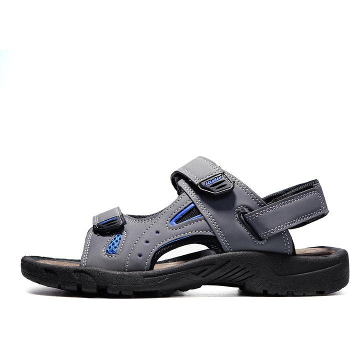 Чоловічі сандалі JOMIX для активного відпочинку та туризму: липучка, сірі, 44 EU