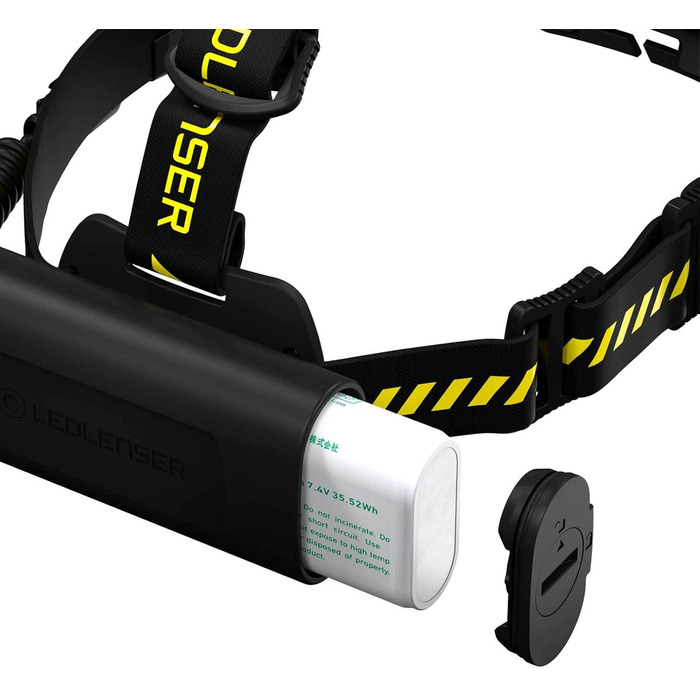 Ліхтар налобний Ledlenser H15R Work чорного кольору, універсальний розмір