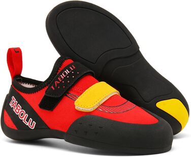 Дитячі скелелазні туфлі для початківців Indoor Boulderschuhe, легкі, червоно-рожеві (33 EU)