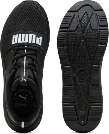 Кросівки PUMA Softride Wired 2 - унісекс, 39 EU, чорний/білий