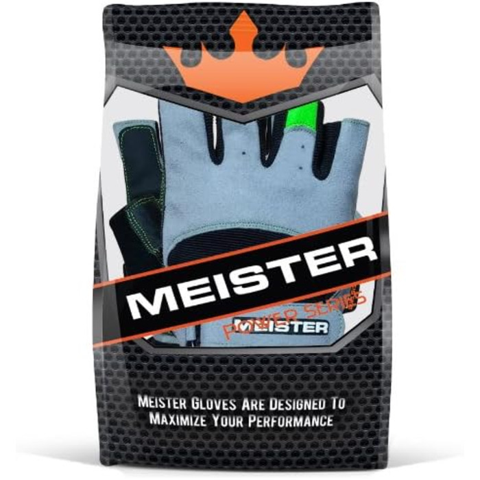 Захисні бинти для зап'ястя Meister MMA для важкої атлетики, неоново-зелені/сірі, розмір L