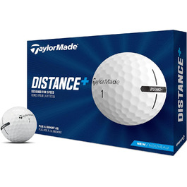 Гольф-м'ячі TaylorMade Distance+ 2021, для дальності