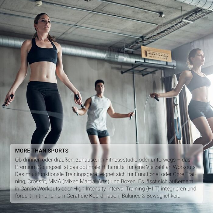 Скакалка зі сталі Professional Studio Quality з виносними вагами