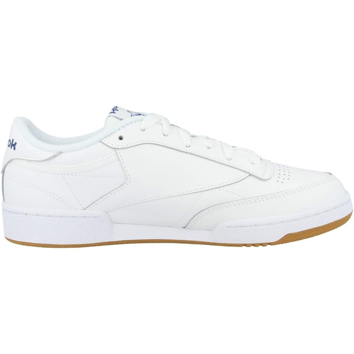 Кросівки Reebok Club C 85 для чоловіків, білі (45 EU, Intense White Royal Gum)