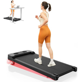 Бігова доріжка Walking Pad для дому HomeFitnessCode: електричний біговий килимок з нахилом, 1-8 км/год, чорний