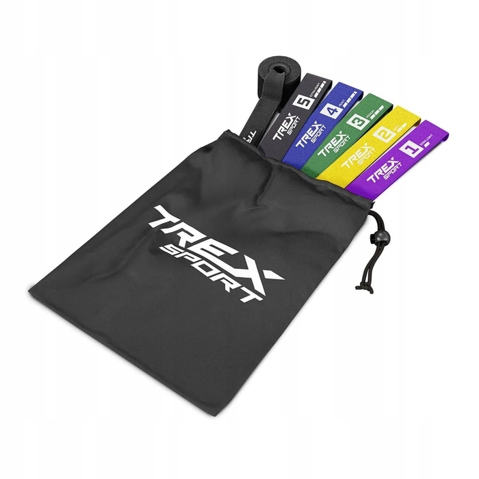Набір еспандерів-гумок Trex Sport TX-005PBA, 2,5-25 кг, 5 шт.