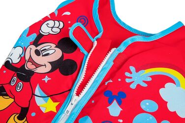 Дитячий жилет для плавання Bestway Swim Safe ABC Disney Junior Mickey & Friends, рівень B, 1-3 роки, червоний