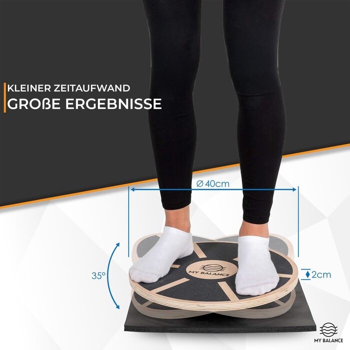 Преміум баланс-борд з антиковзним килимком: тренування балансу та покращення фітнесу