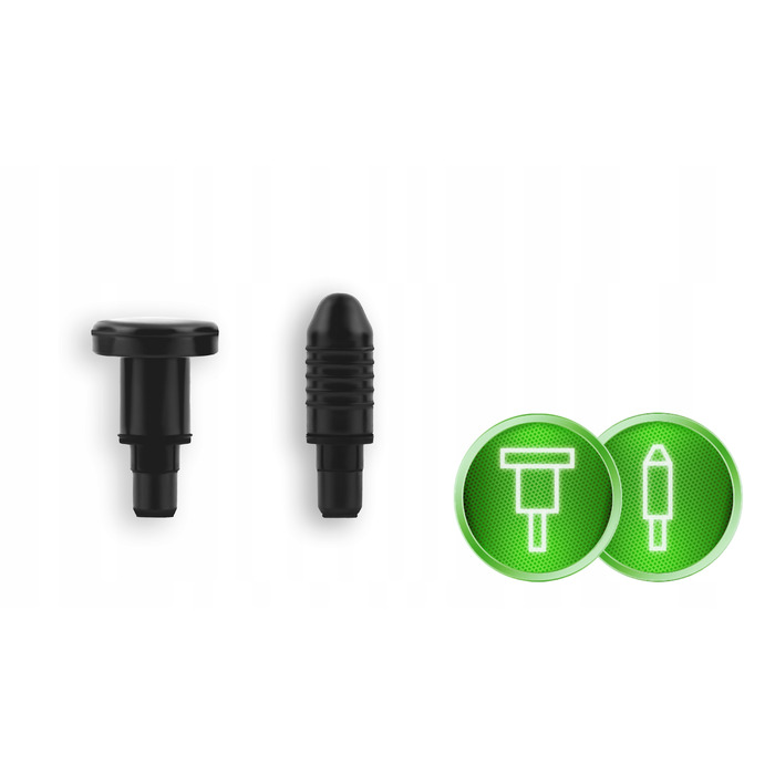 Перкусійний масажер для тіла Neo-sport NS-501, 8 насадок, чорний