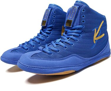 Взуття для боротьби, реслінгу та боксу: чоловічі, жіночі, дитячі (44 EU, синій)
