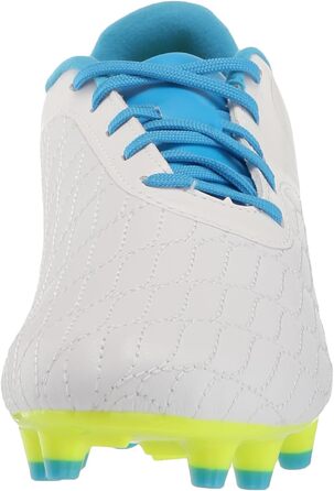 Кросівки футбольні Under Armour Magnetico Select 3.0 FG Unisex, 38.5 EU, білий/капрі жовтий, висока видимість