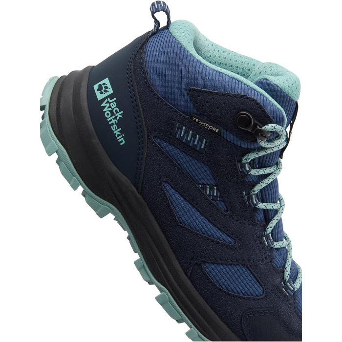 Черевики для ходьби Jack Wolfskin Vojo Tour Texapore Mid K, дитячі, 34 EU, колір: нічний синій