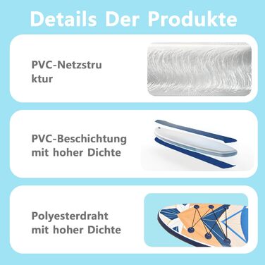 Надувний SUP дошка CASSILANDO Stand Up Paddle Board 335 см з аксесуарами та сумкою для перенесення, для йоги, риболовлі, серфінгу, підходить для дорослих та підлітків, з імітацією текстури дерева, колір м'ятно-зелений