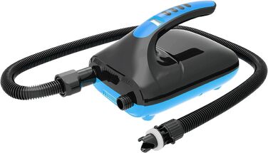 Електрична повітряна помпа для SUP-дошок та човнів AGT, 500 л/хв, з 6 насадками, для надувних човнів та SUP