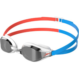 Окуляри для плавання Speedo Fastskin Speedsocket 2, антифог, дзеркальні, сріблясті